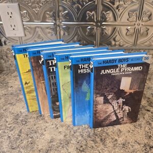 The Hardy Boys Vintage (Books 1, 53, 54, 55, 56, 57) Lot Of 6